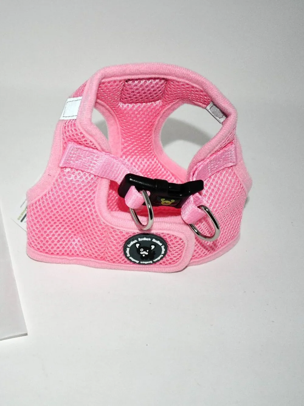 EcoBark Small Dog Harness, Baby Pink, Step-In Mesh Vest, Small, NWT